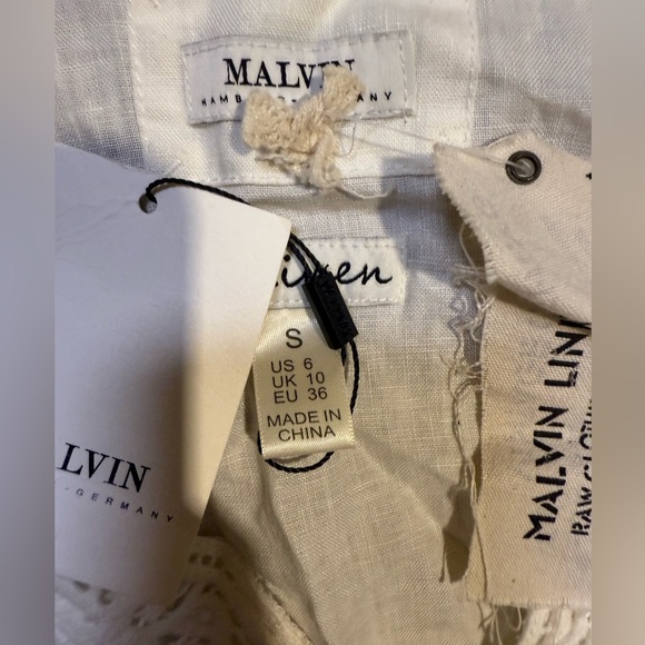 Malvin Linen Dress - NWT - Picture 4 of 8